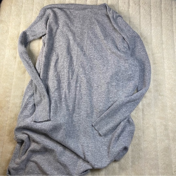 LUMIERE Open front sweater Gray small - Picture 7 of 9